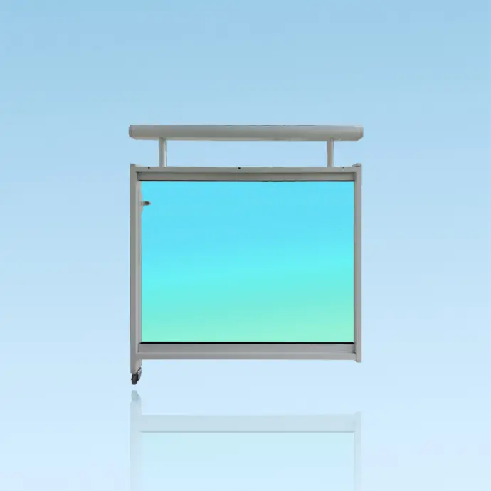 Portillon de garde-corps vitré