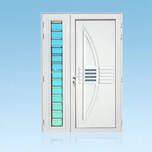 [PS21VGA+J] Porte décor 2 battants Virginia + jalousie