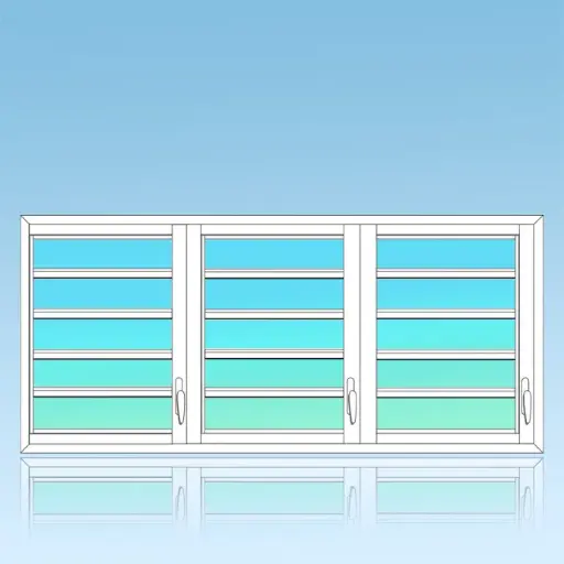 [JA3] Jalousie 3 divisions