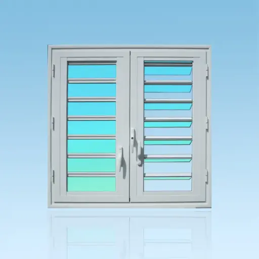 [OF25] Fenêtre 2 battants + jalousie